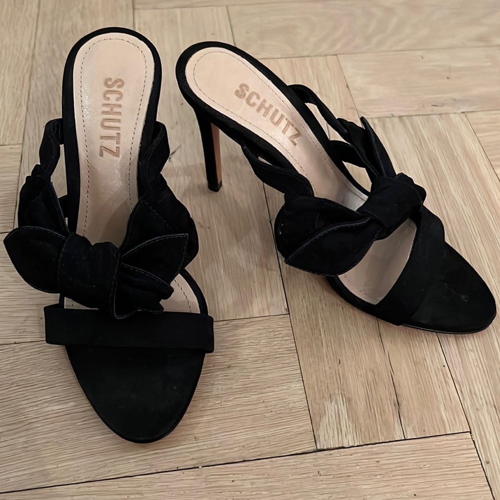 Schutz Bow Sandals